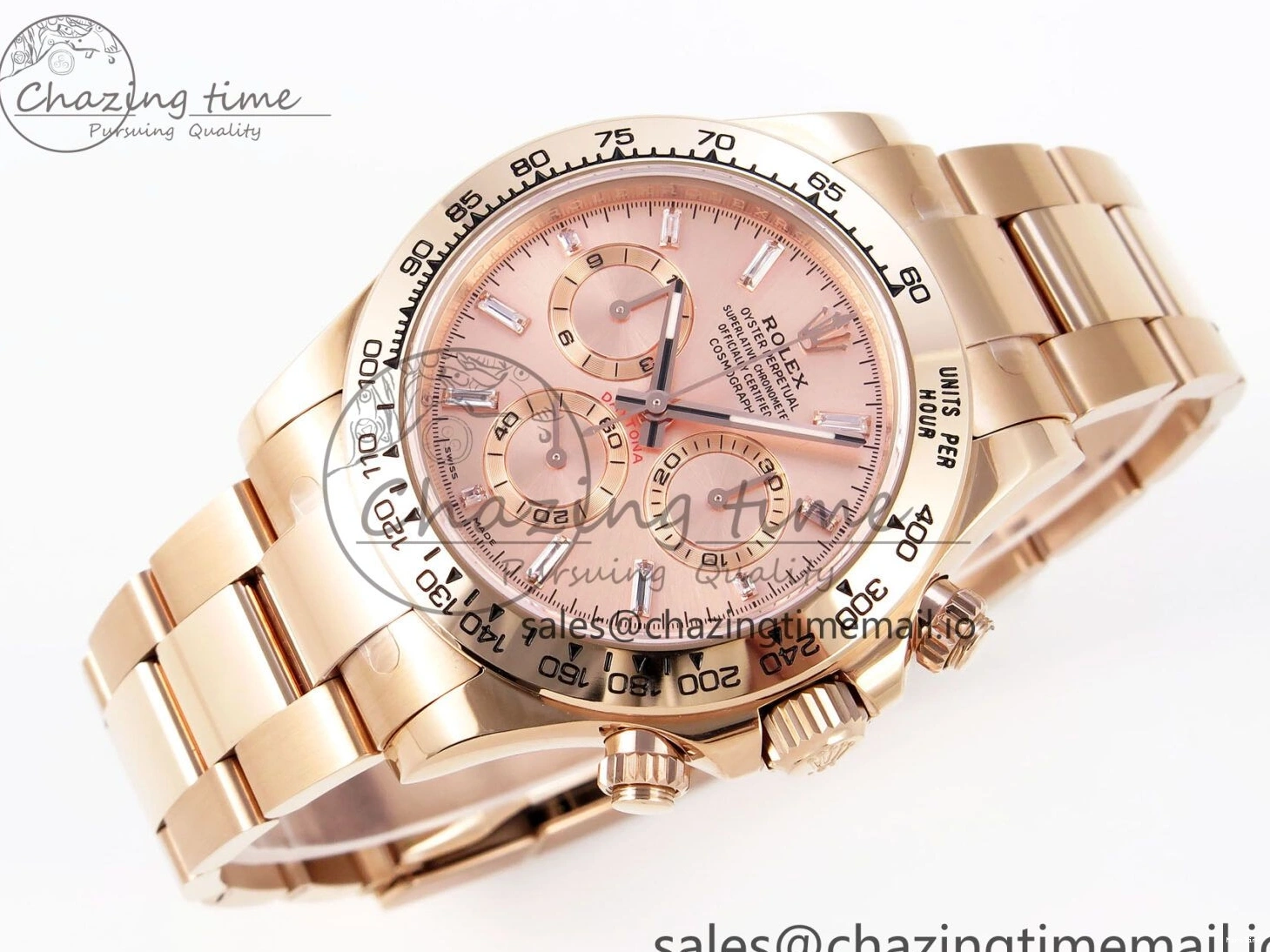 MiroTime 0402 Bold Daytona 116505 KING 1:1 Best Edition RG Crystal Dial on RG Bracelet SH 1938